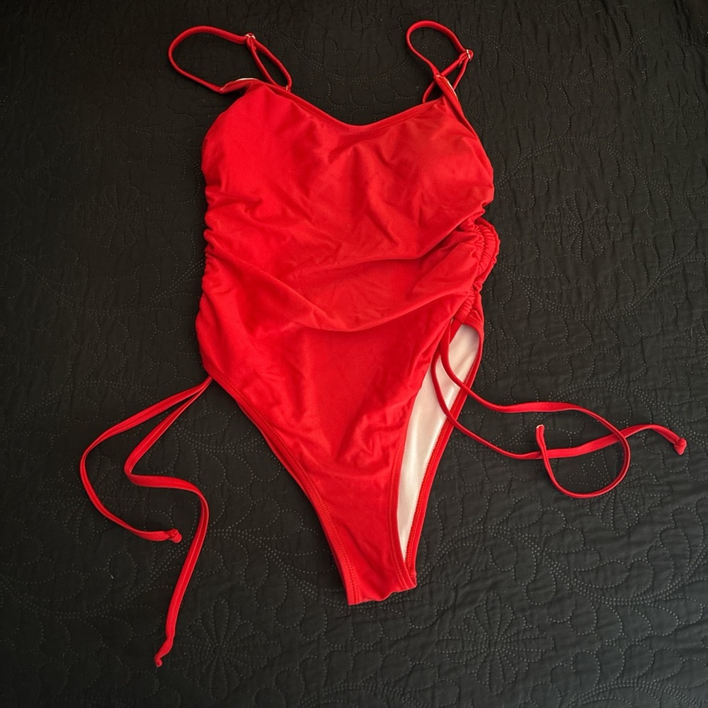 Red Womens One Piece Swimsuit